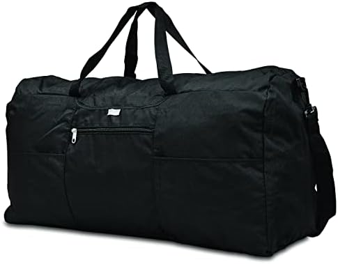 Samsonite Foldaway Packable Duffel Bag, Black, Extra Large